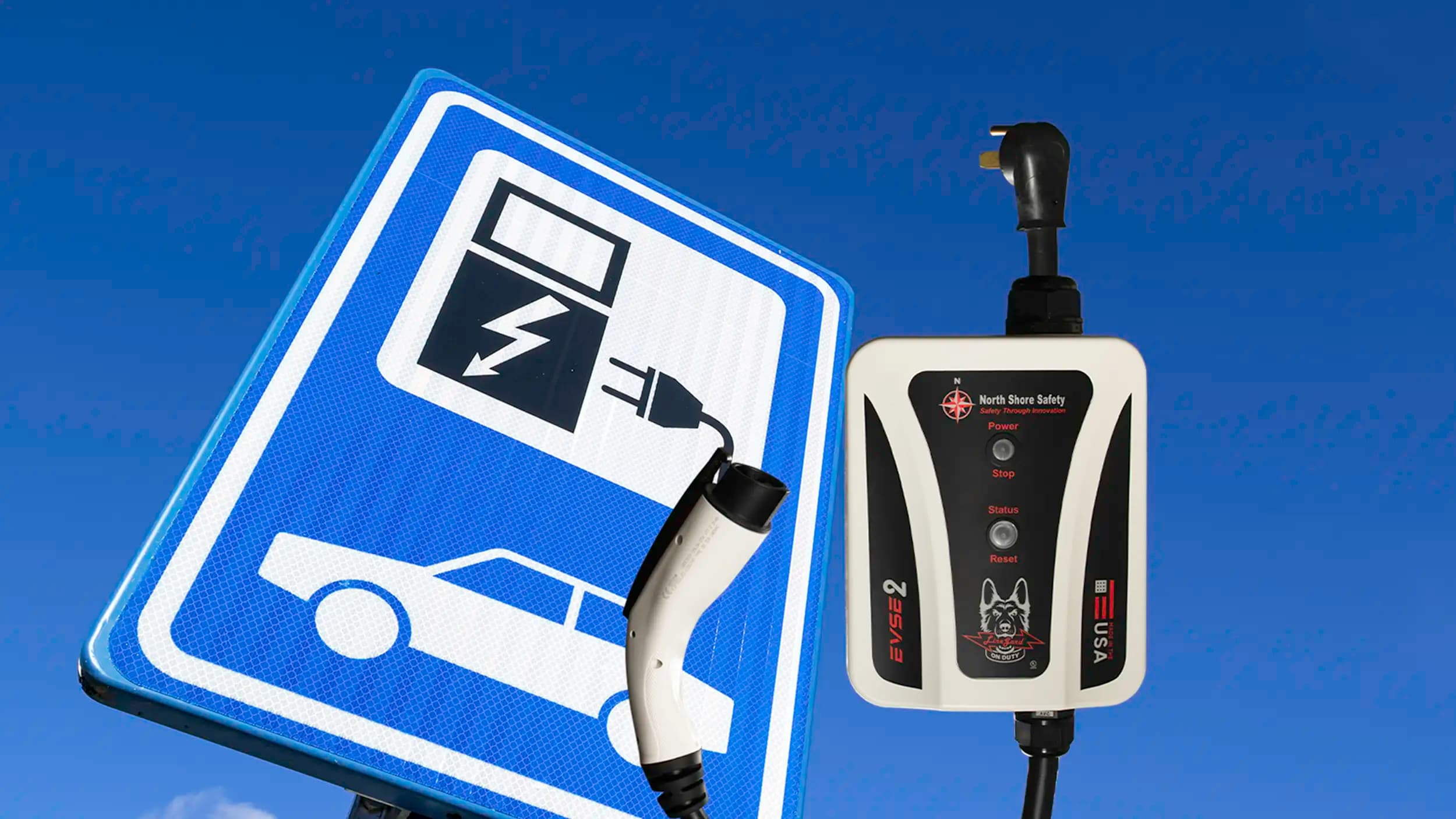 image of North Shore Safety EVSE2 electrical vehicle charger