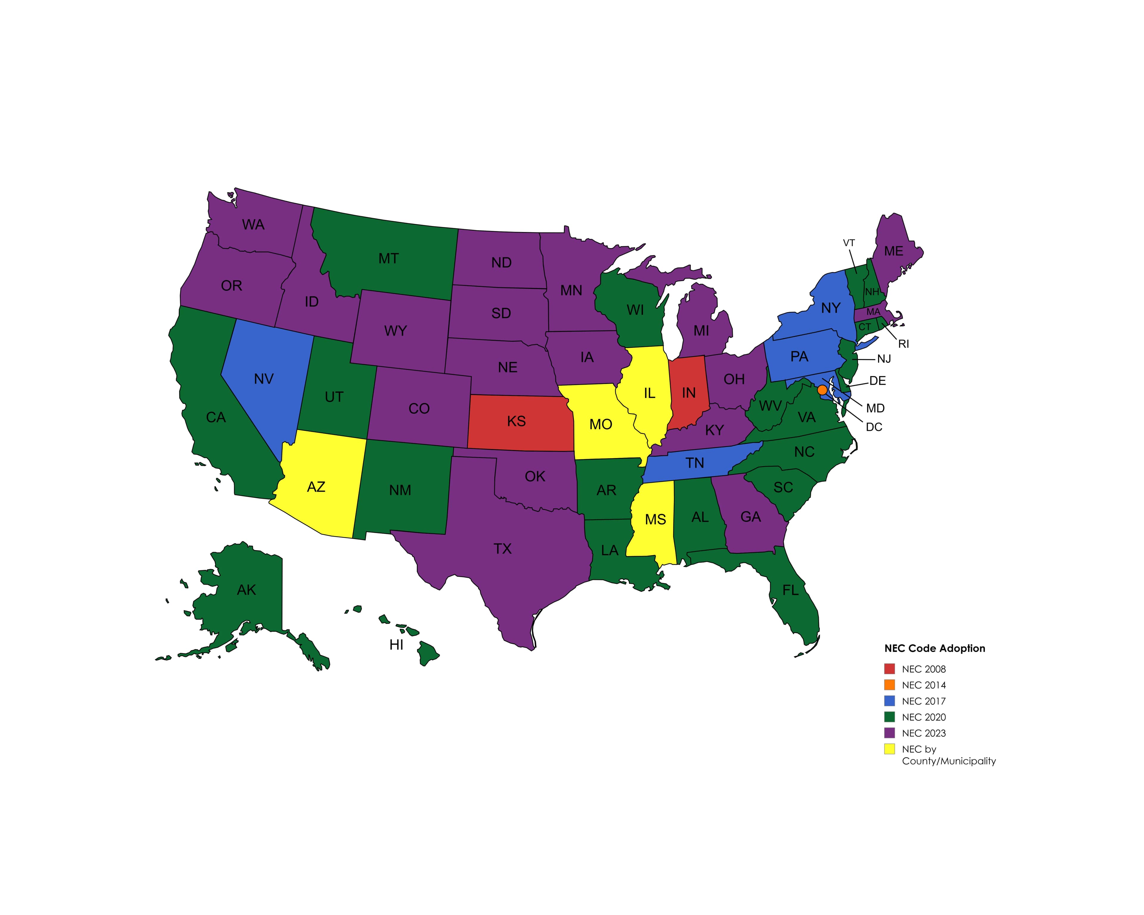 NEC Code Adoption July 1 25