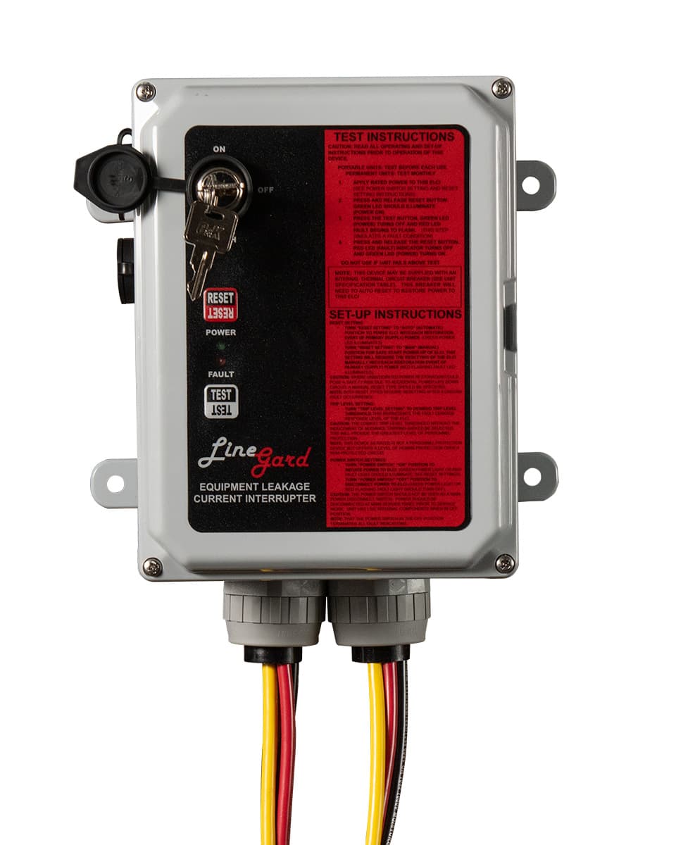 image of 40 - 60 Amp Permanent ELCI, 40A, 50A, 60A